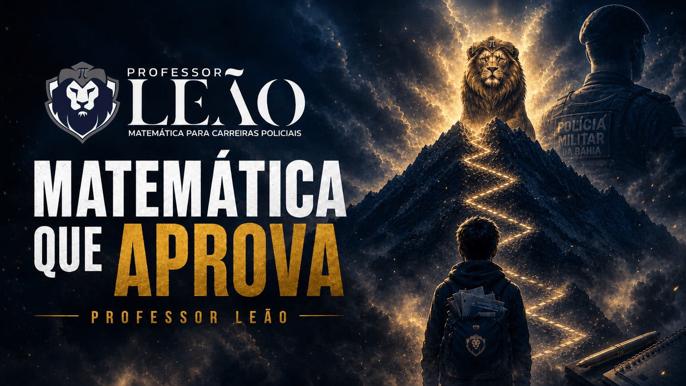 Professor Leão — Matemática que aprova: matemática para carreiras policiais e militares.